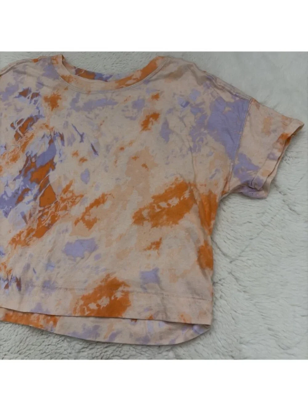 Old Navy Girls XL Tie Dye Short Sleeve Cropped Tee